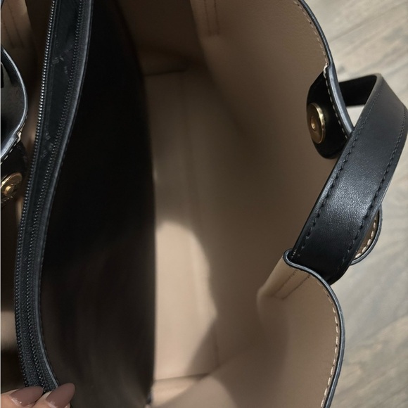 NWT! Michael Kors Emilia Large East West Black Pebbled Leather Tote Shoulder Bag - Picture 8 of 14